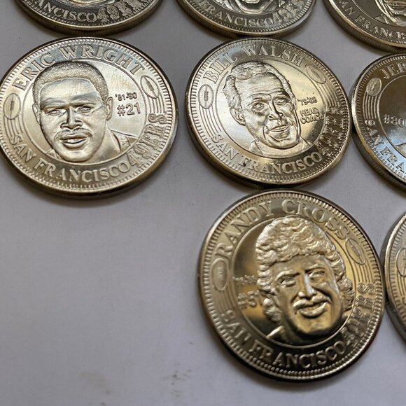 San Francisco 49ers then and now 1994-95 collectable coins 14 of 20 Lot #16 - Picture 5 of 12